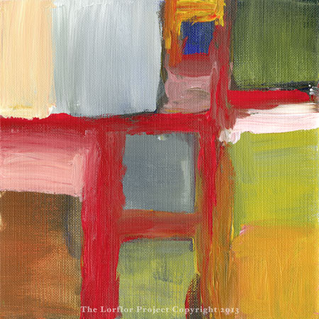 6x6" acrylic on canvas paper