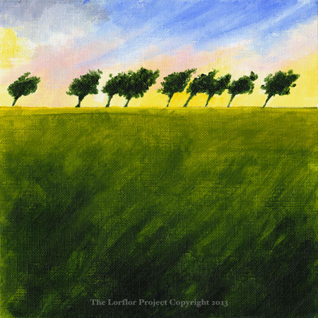 6x6" Acrylic on Canvas Paper